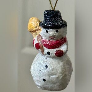 Vintage Christmas "Snowman" by Teena Flanner Midwest of Cannon Falls,